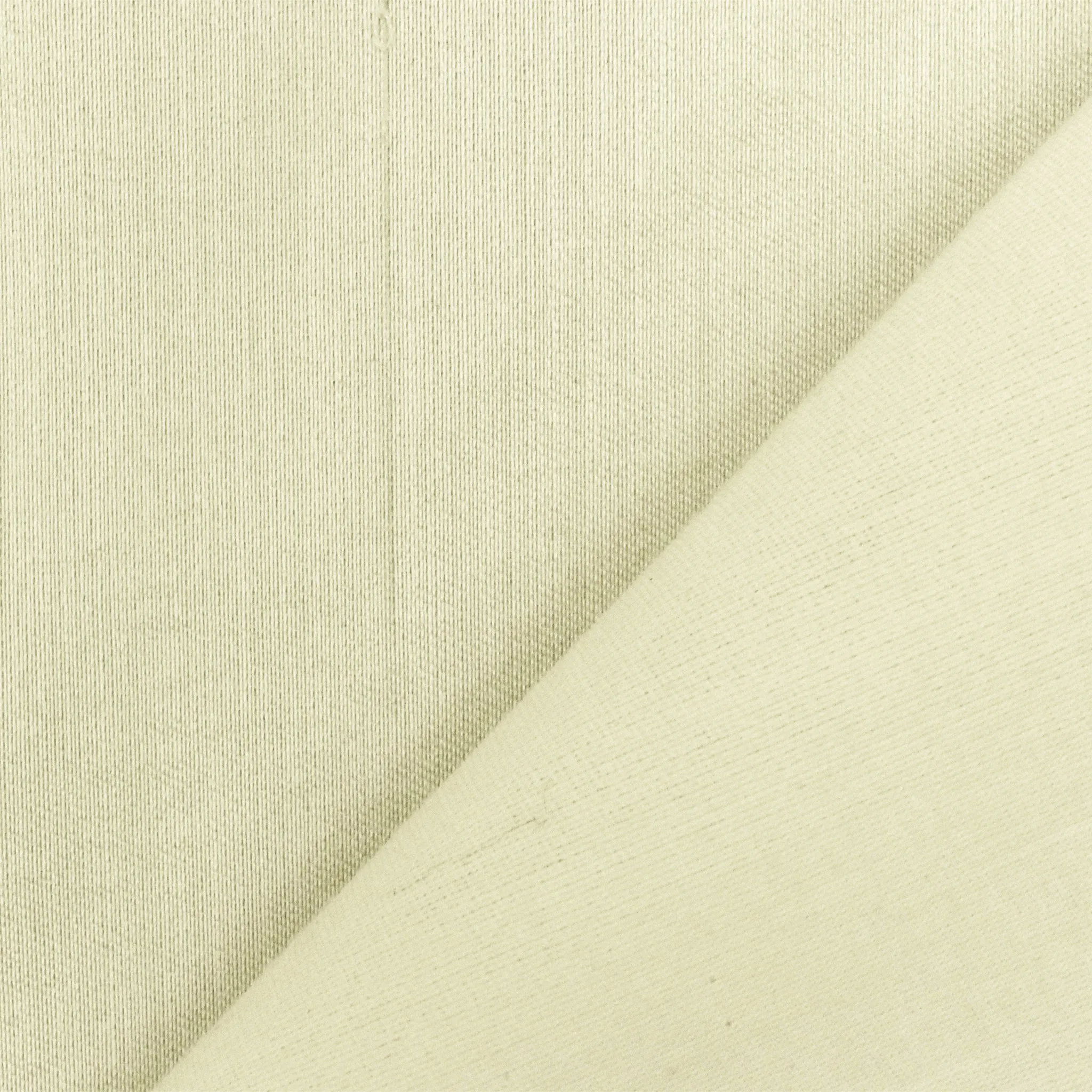 Antique Pearl Ivory Silk-Wool Slub Twill Woven Fabric