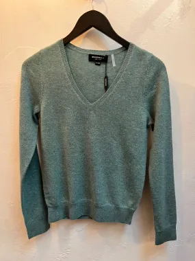 Aqua V Neck Cashmere Pullover