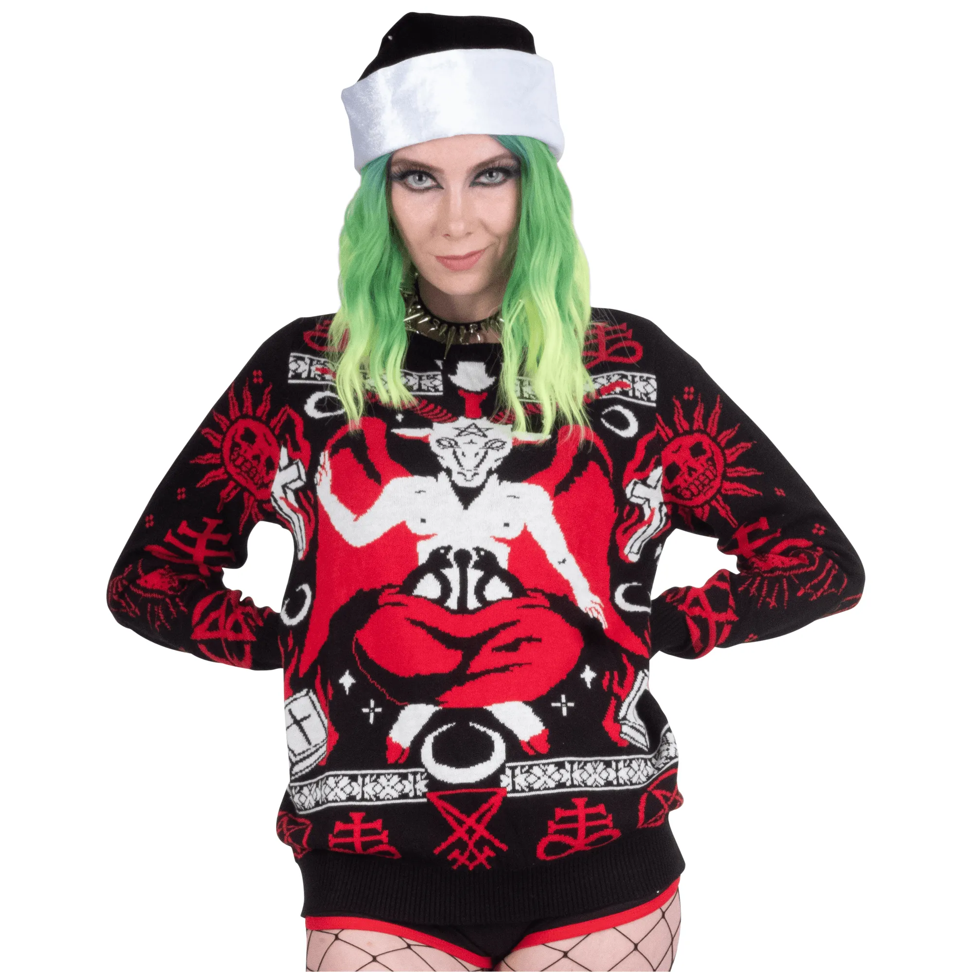 Baphoclaus Christmas Knit Sweater