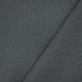 Black-Gray Polyester Wool Dobby Woven Shirting Fabric