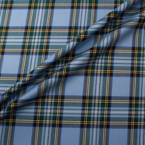 Blue & Yellow Pure Wool Tartan