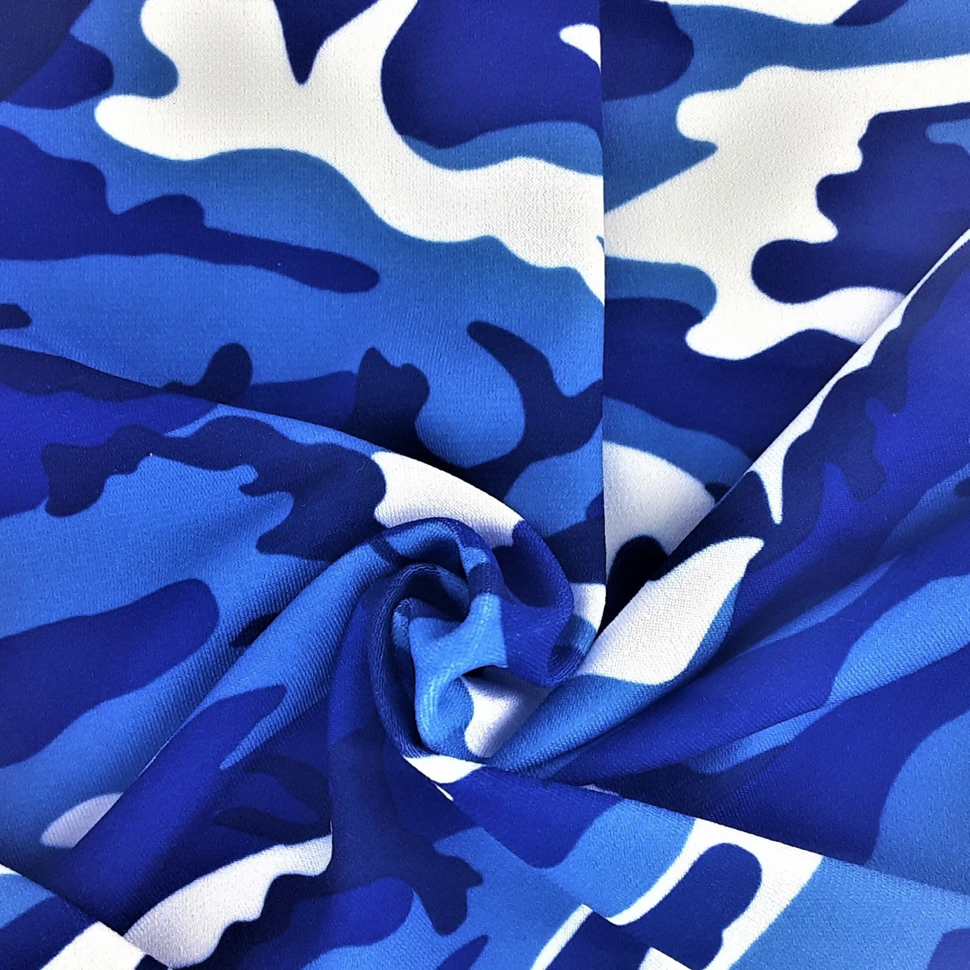 Blue Camouflage Print Jersey (Made in America) - SKU 6988A #U144