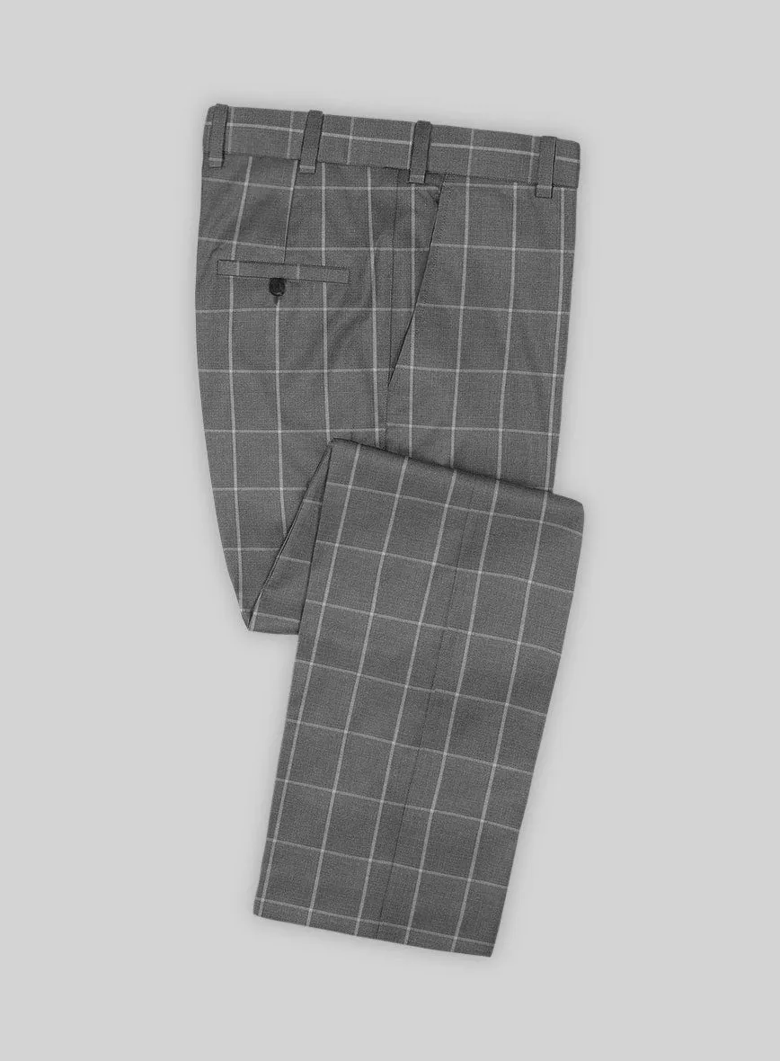 Bristol Lenato Gray Checks Suit