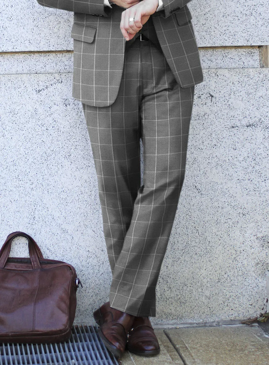 Bristol Lenato Gray Checks Suit