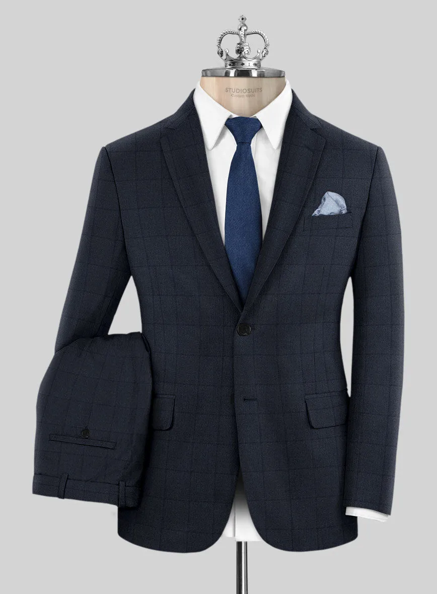 Bristol Renigi Blue Checks Suit