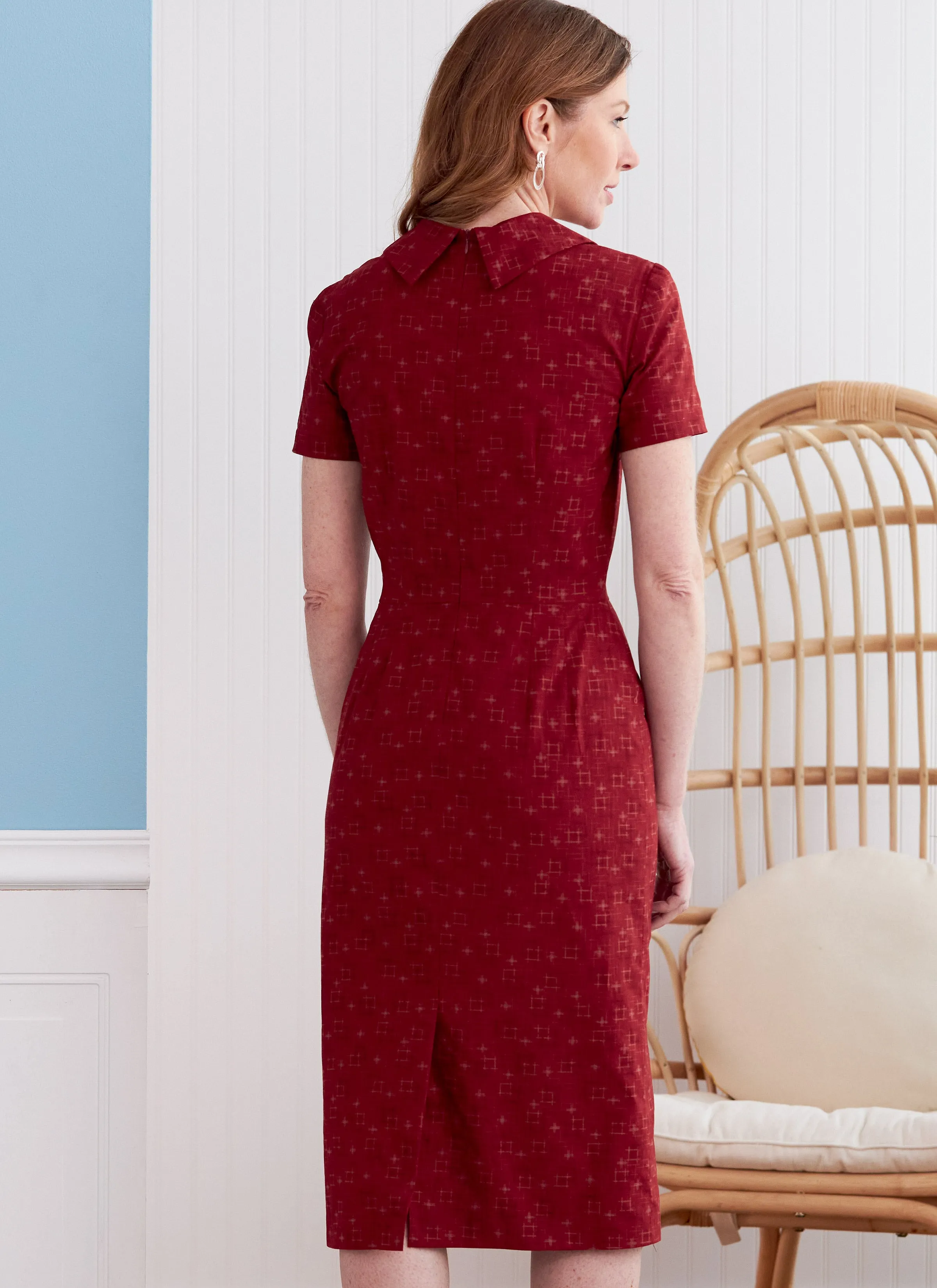 Butterick Pattern B6849 Misses' Fitpattern Dresses  &  Optional Collar