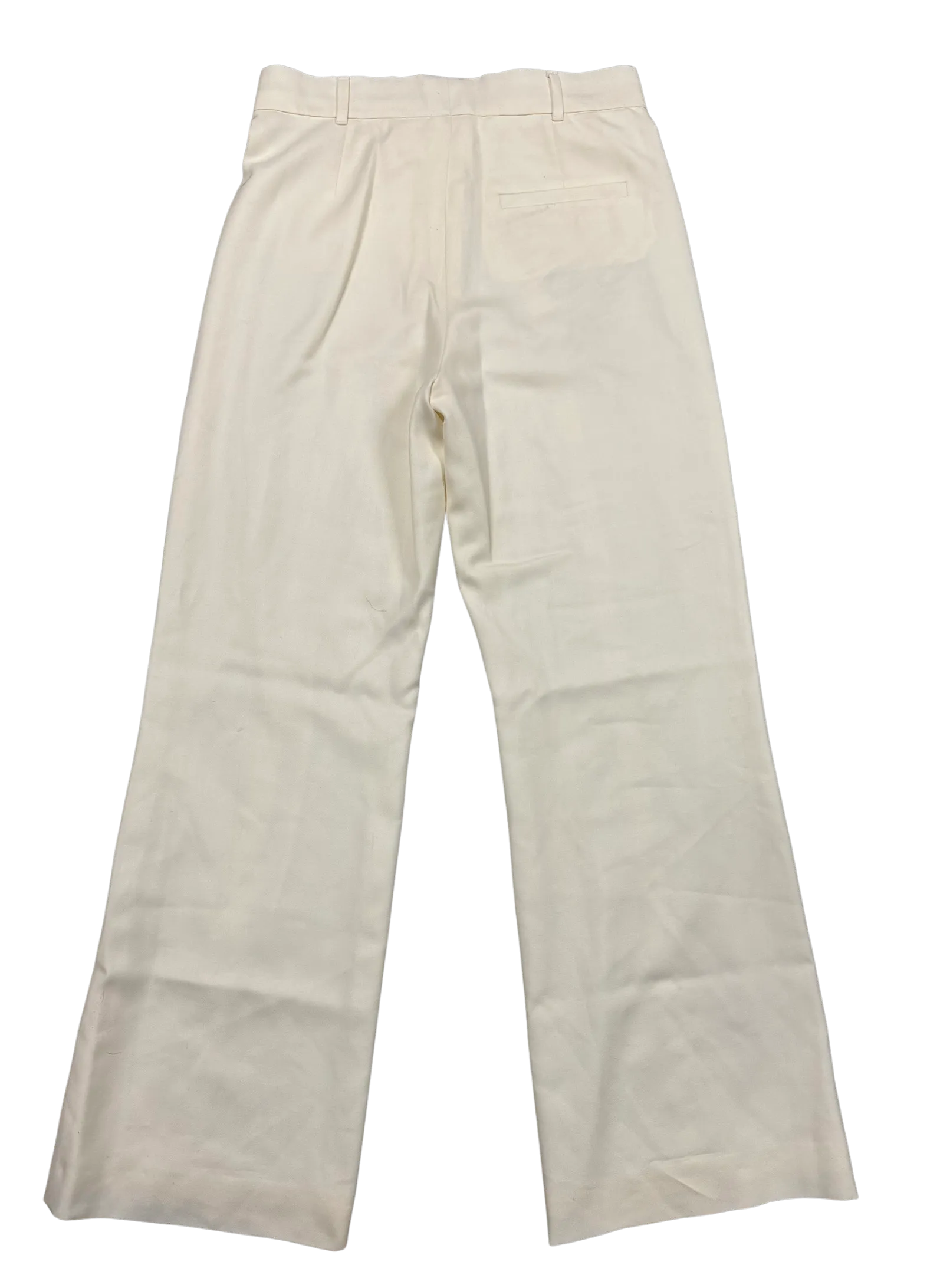 Casablanca 'Cream' Virgin Wool High Waisted Trousers