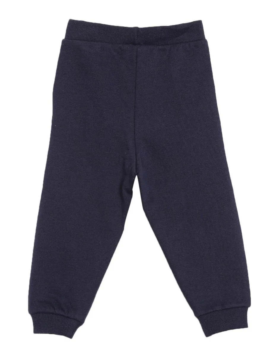 Combo of 2 Kids Winter Trousers - Black & Navy Blue