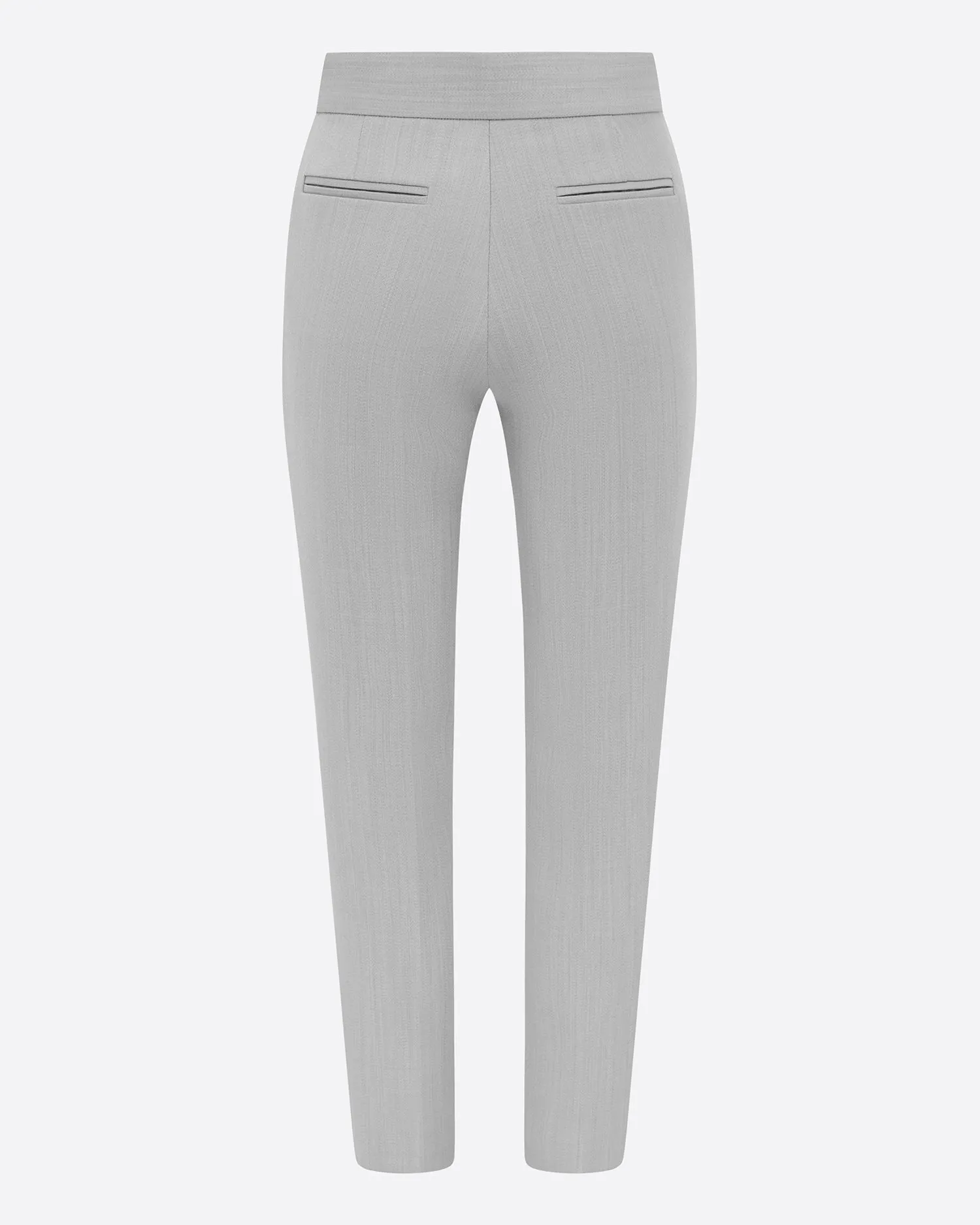 Crop Trouser in Wool Suiting