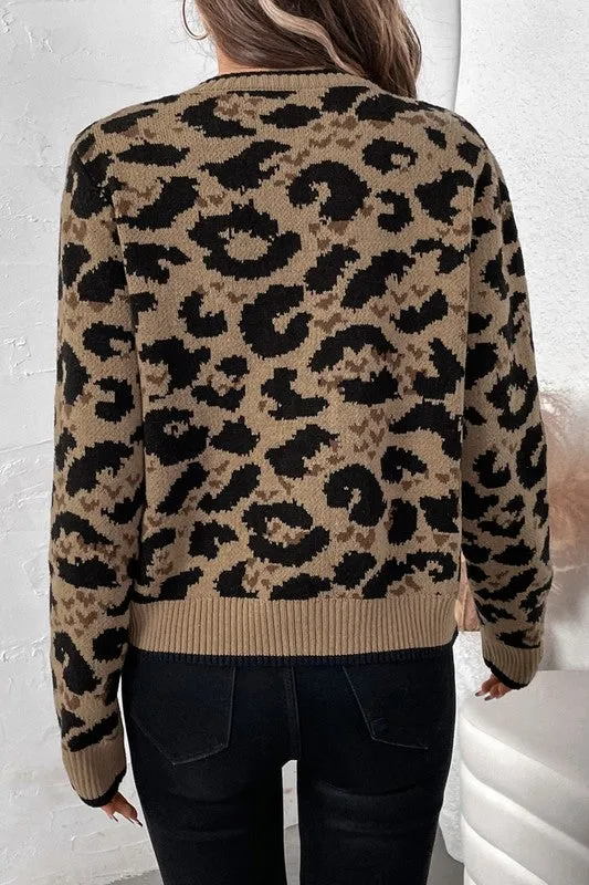 Doesn't Get Much Better Leopard Print Sweater