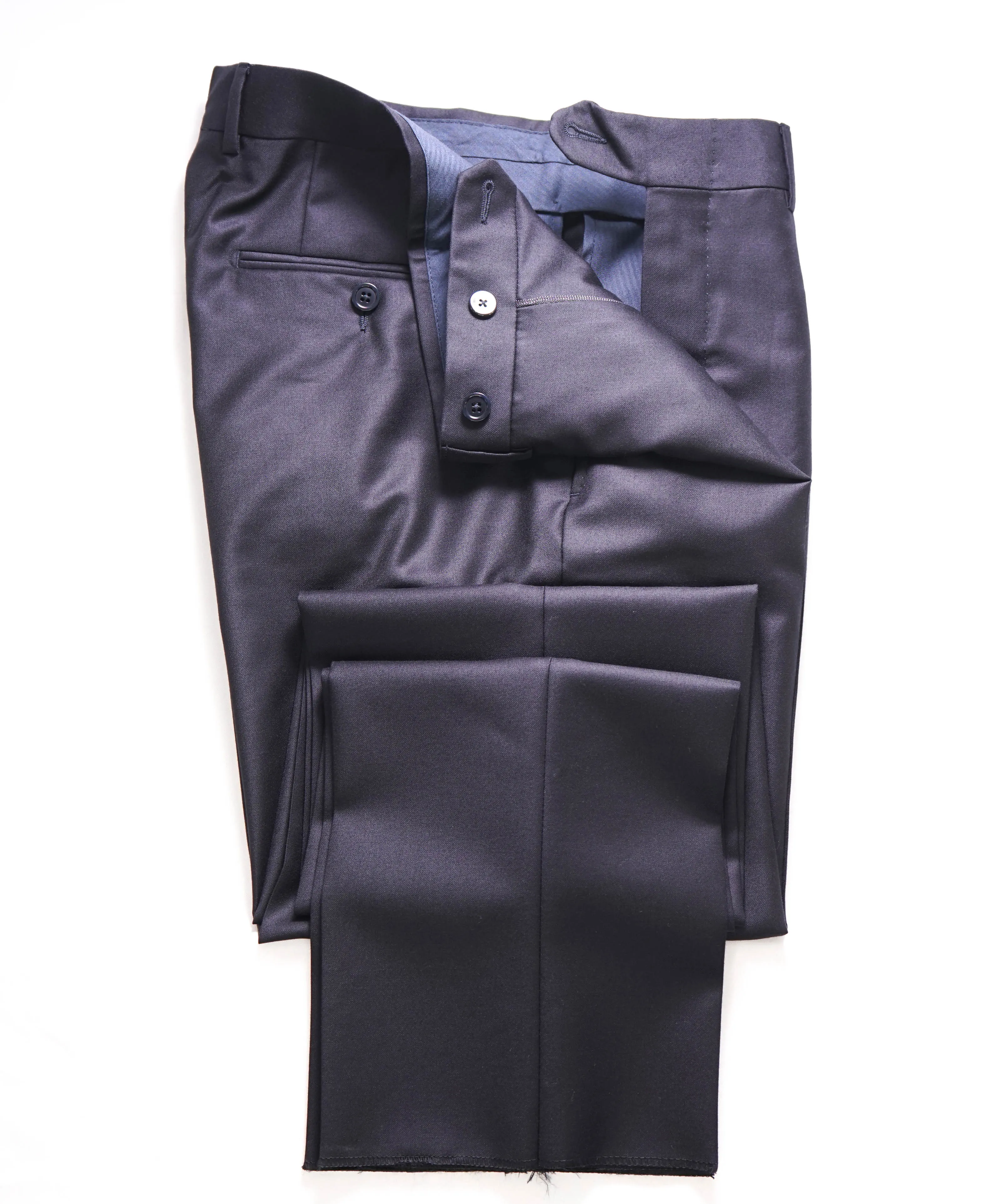 ERMENEGILDO ZEGNA - "Q22685" Navy Blue Premium Dress Pants - 30W (46EU)