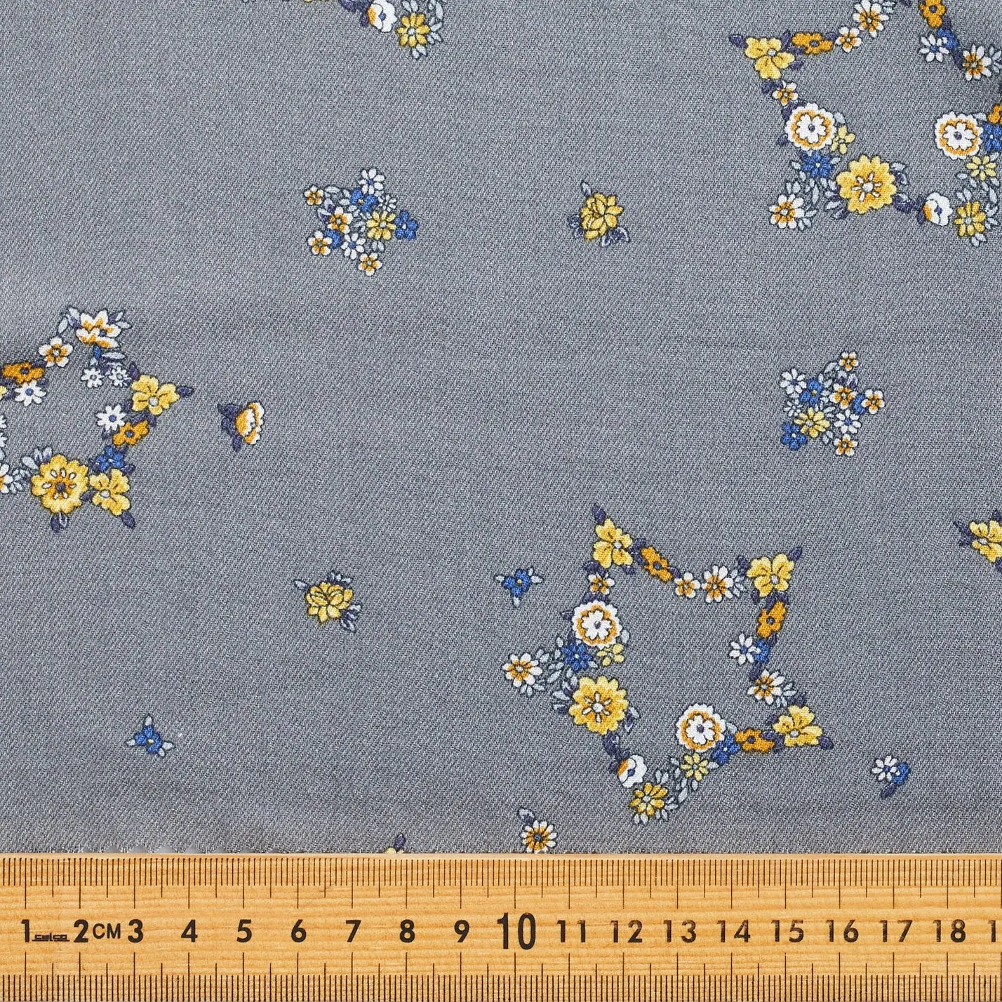 Grey Floral 150cm