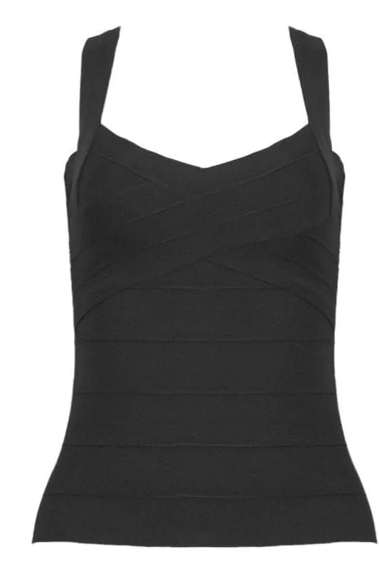 Jay Bandage Top - Classic Black