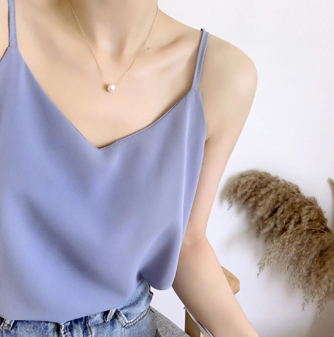 [Korean Style] Felisha Chiffon Cami