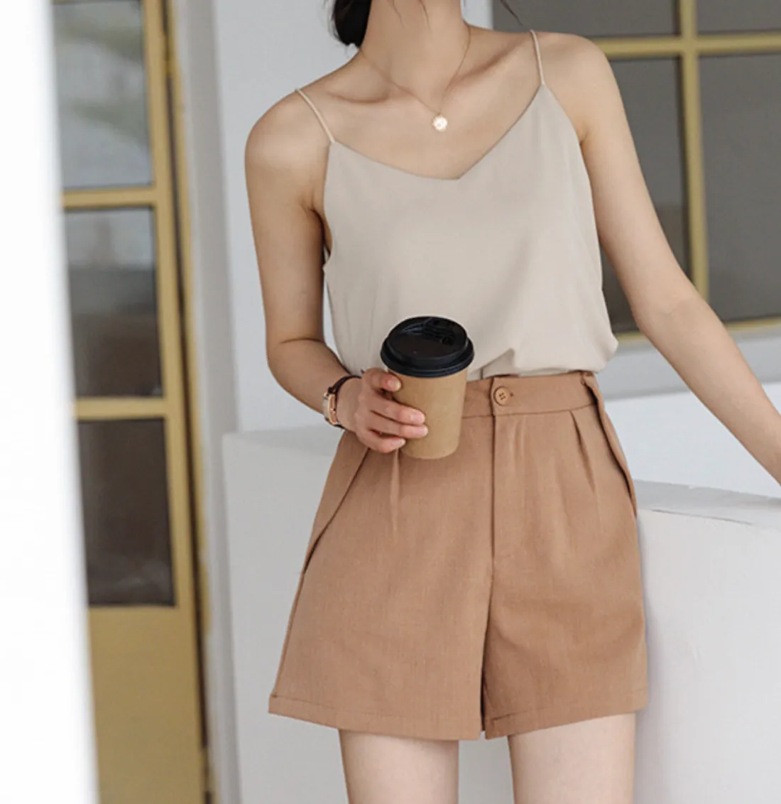 [Korean Style] Felisha Chiffon Cami