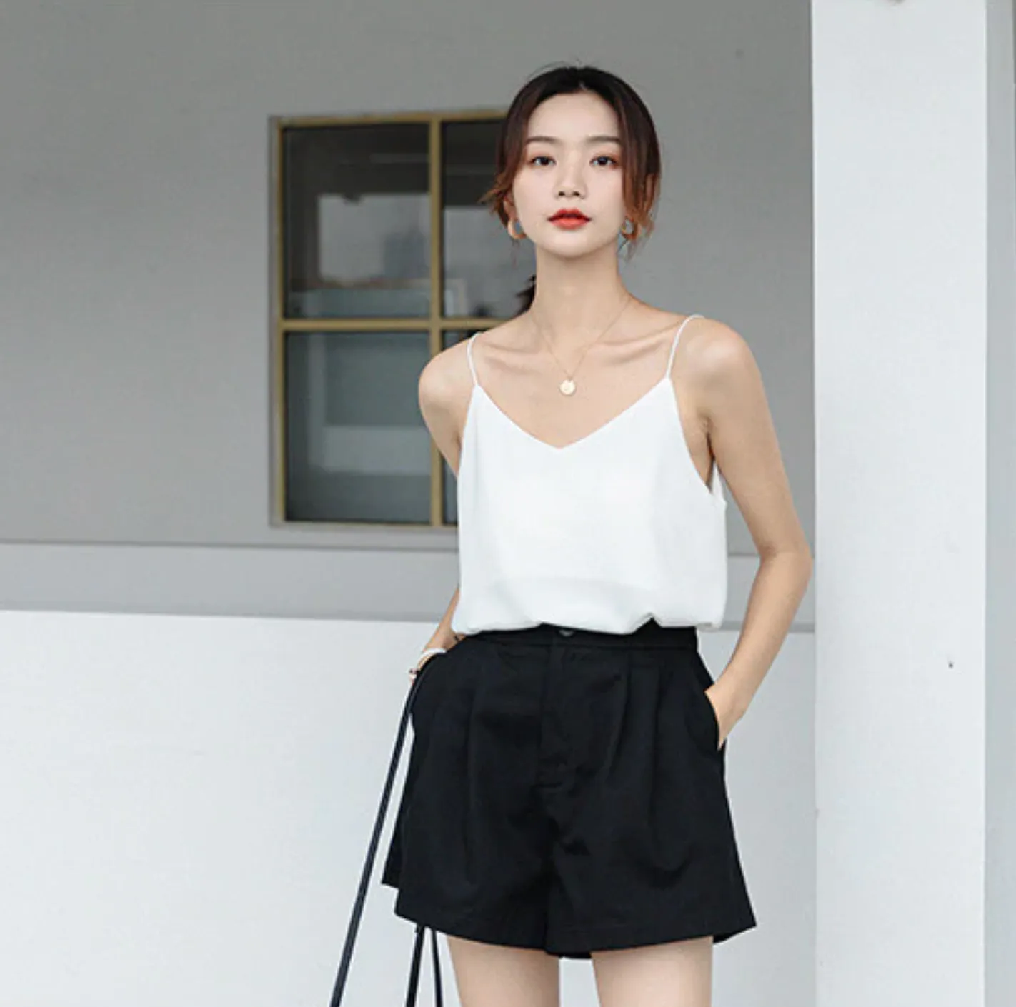 [Korean Style] Felisha Chiffon Cami