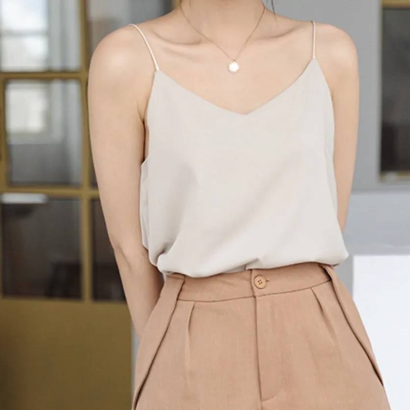 [Korean Style] Felisha Chiffon Cami