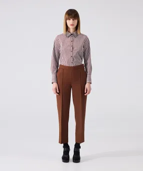 Machka Wool Blend Trousers Brick