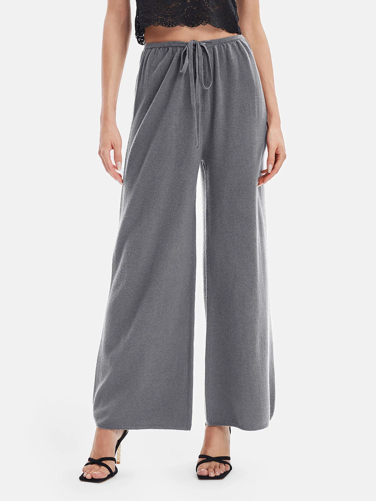 Merino Wool Knit Trousers