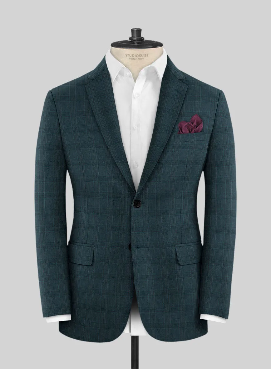 Napolean Teal Glen Suit