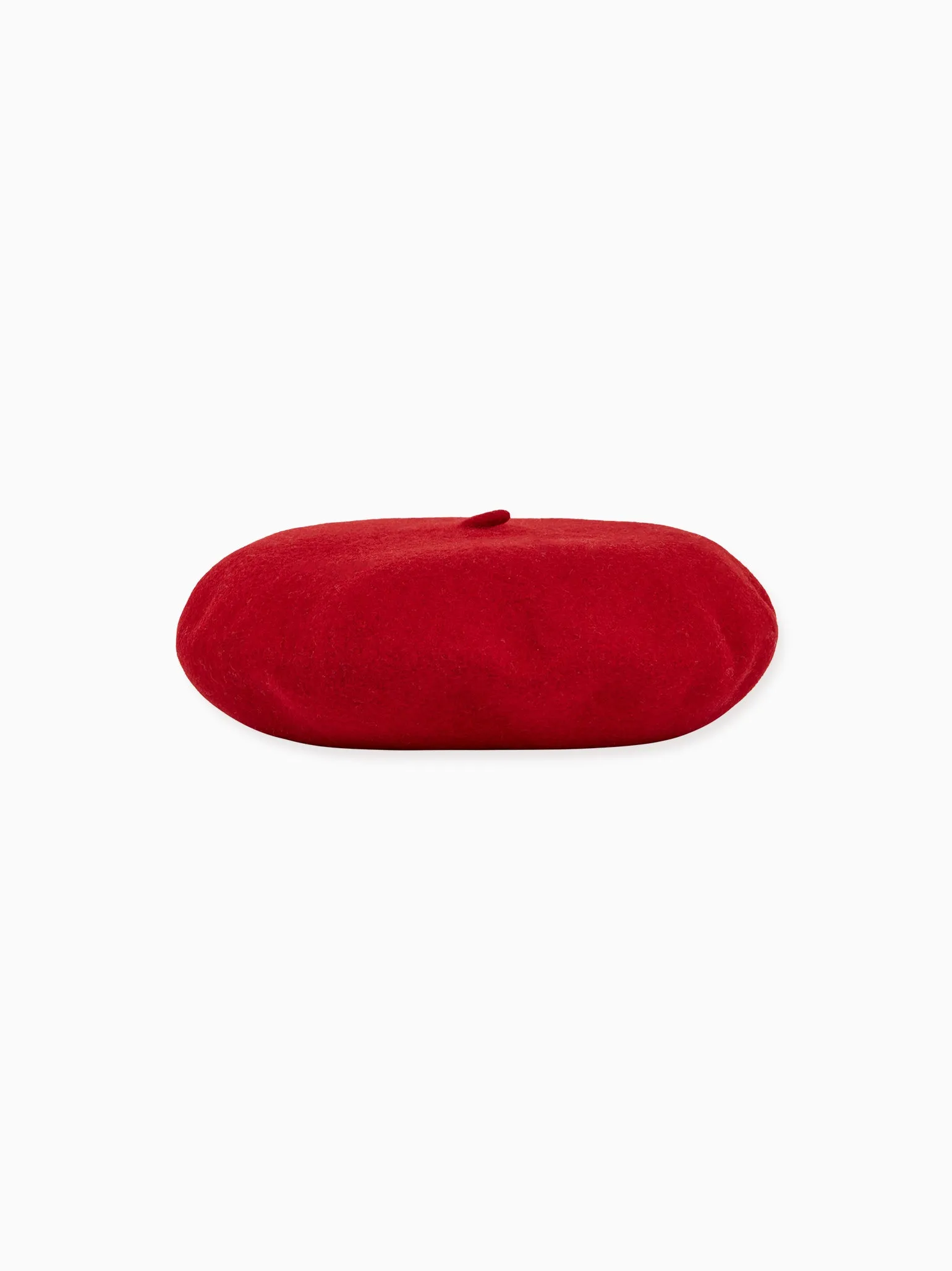 Red Kids Wool Beret