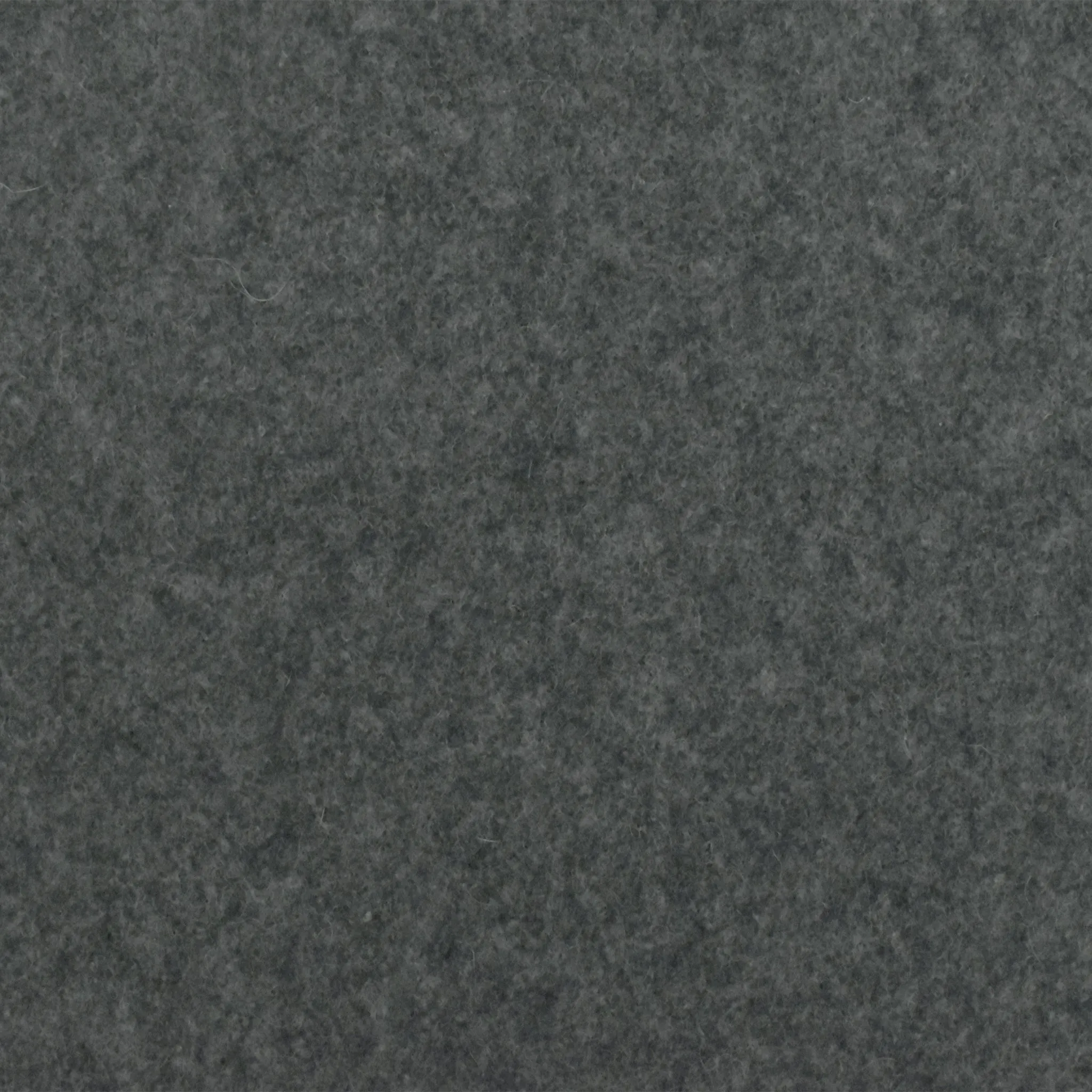 Simple Gray-White Wool Blend Brushed Fused Back Woven Fabric