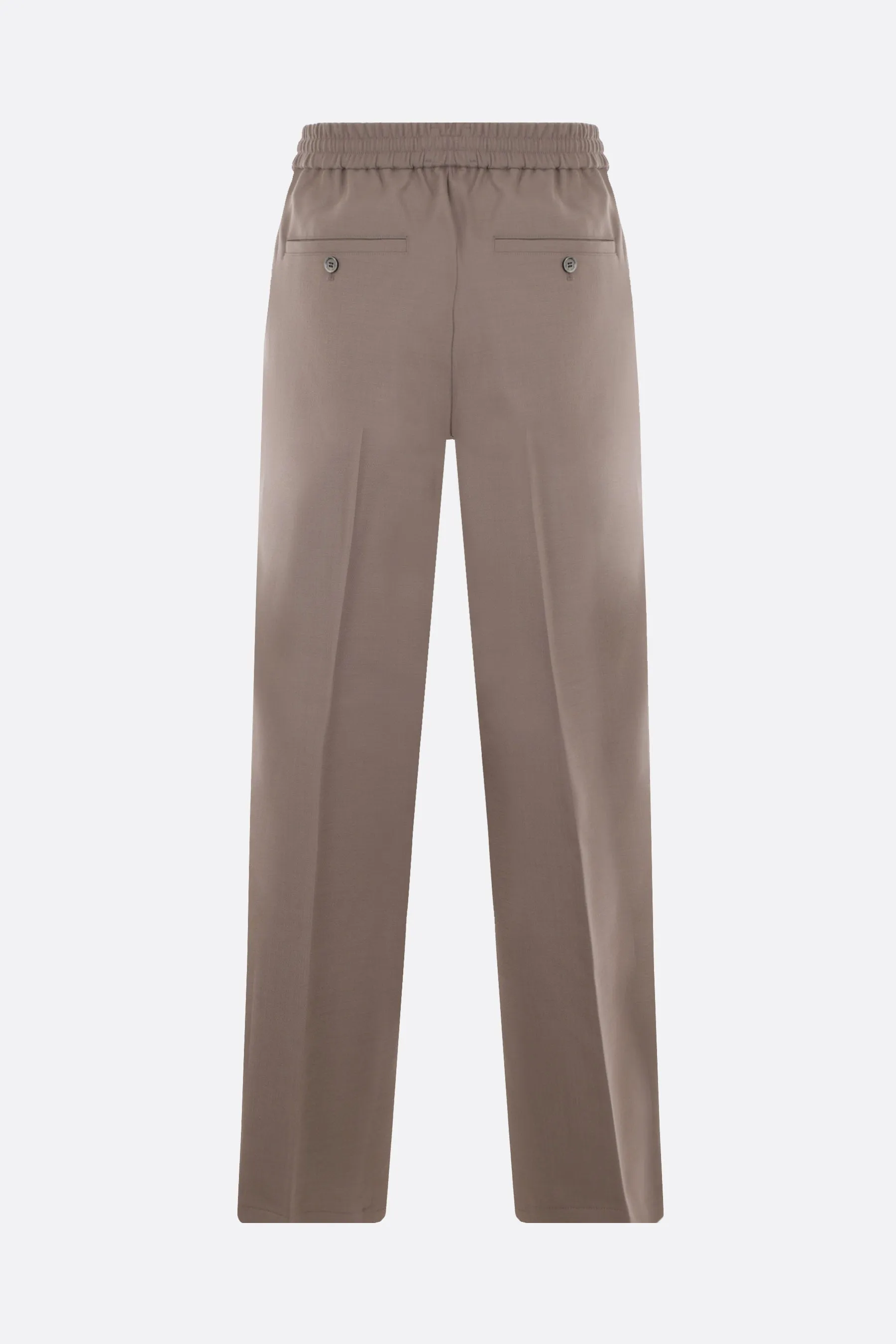 Stretch Wool Tailored Pants