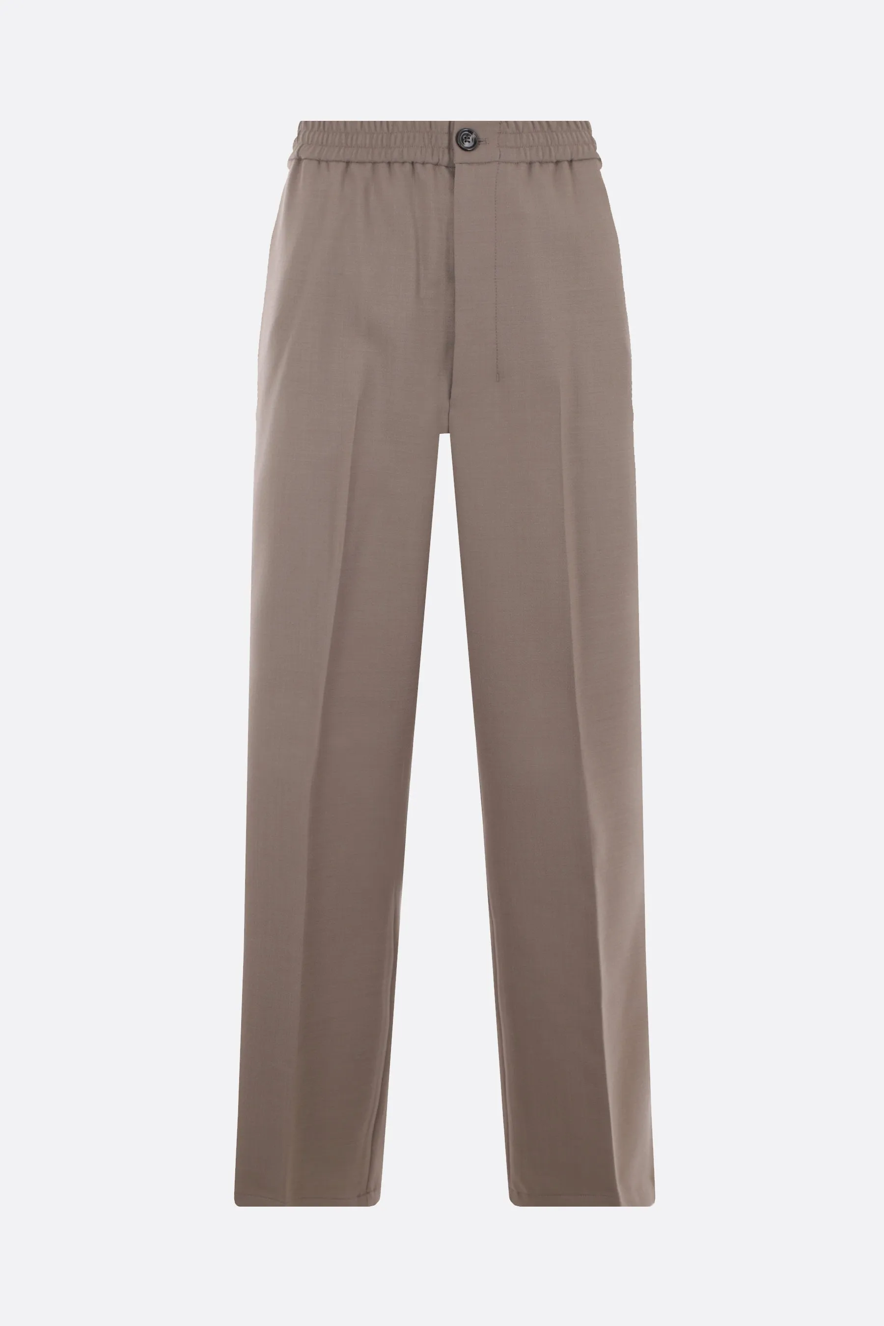 Stretch Wool Tailored Pants