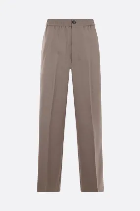 Stretch Wool Tailored Pants