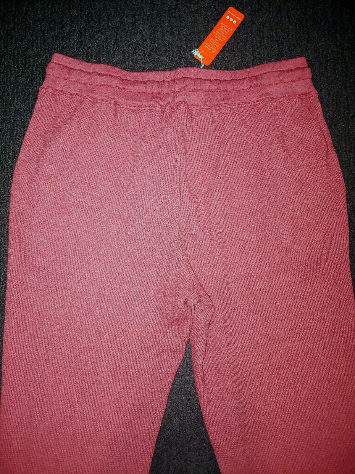 SUNDRY Women's Adobe Brick Dip-Dye Joggers Distressed Thermal Sweatpants Size 1