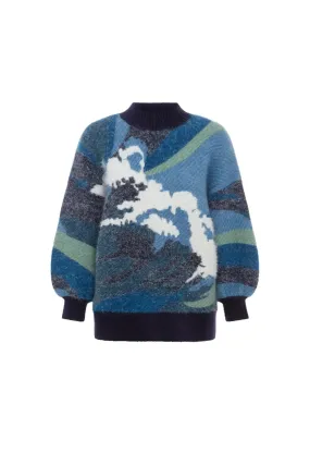 WAVE KNIT JUMPER