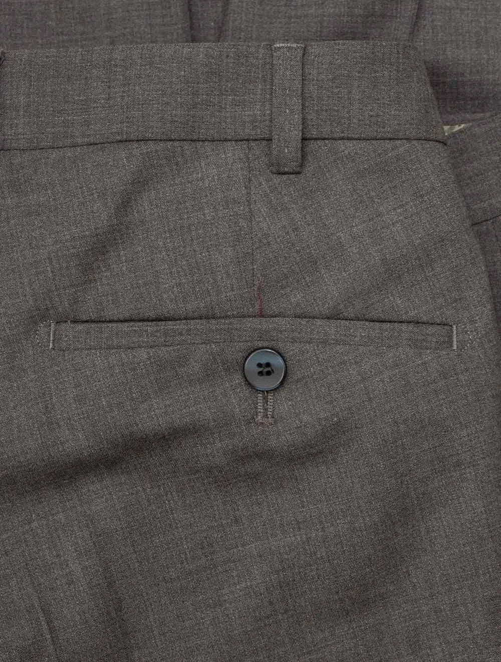 Wool Grey Trousers Chateau Grey