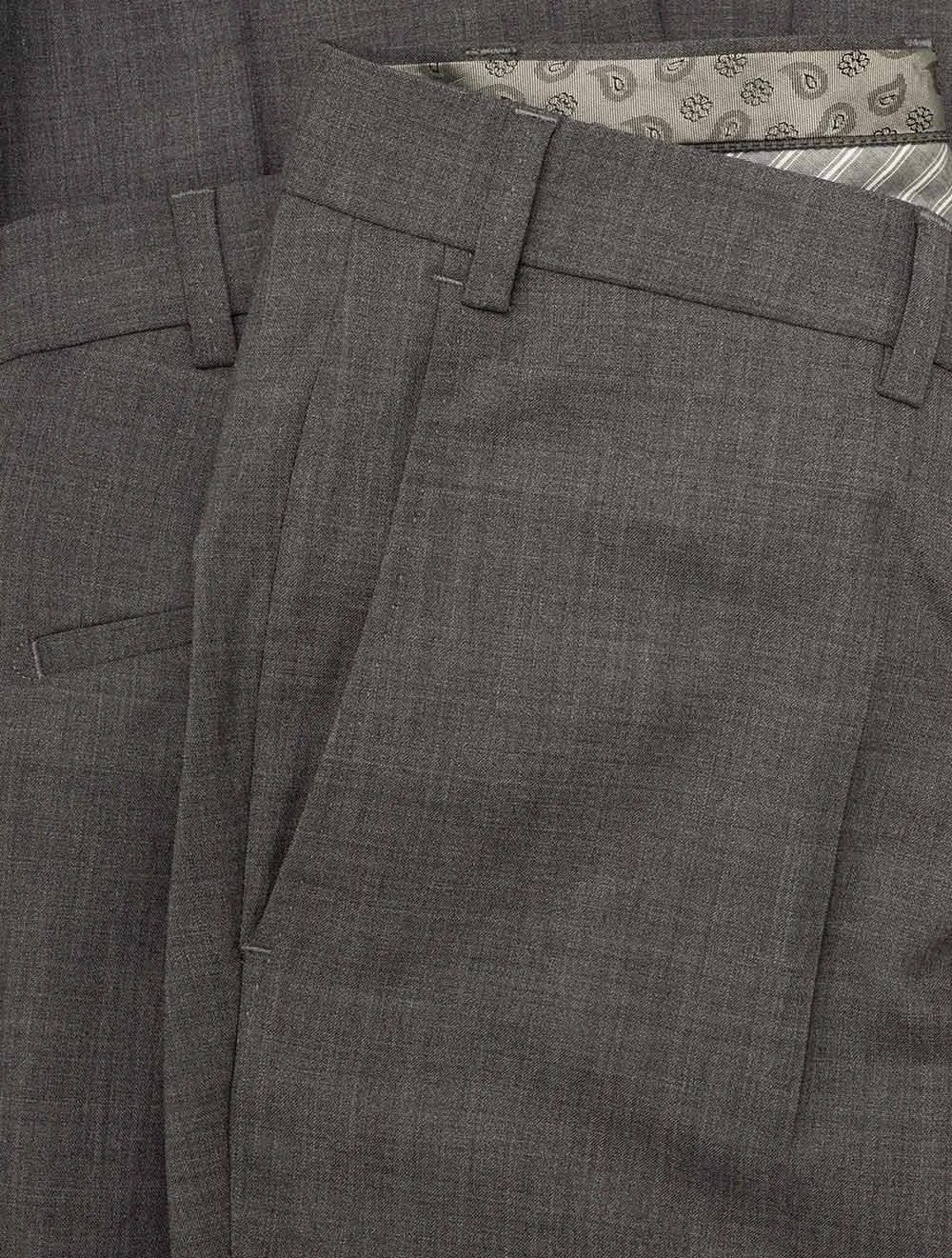 Wool Grey Trousers Chateau Grey