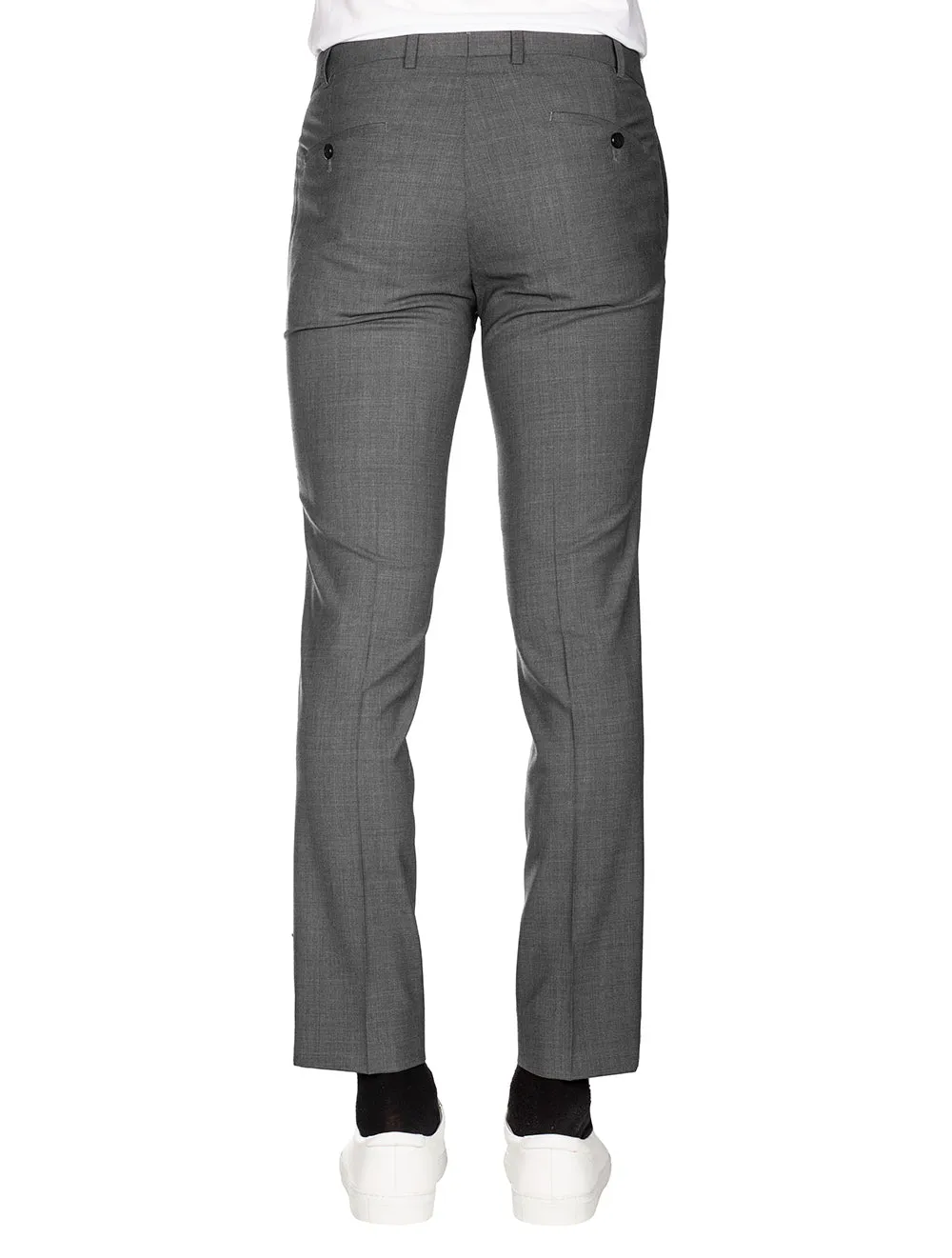 Wool Grey Trousers Chateau Grey